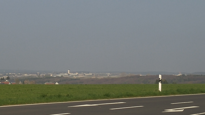 The view of Spangdahlem Airbase from afar...